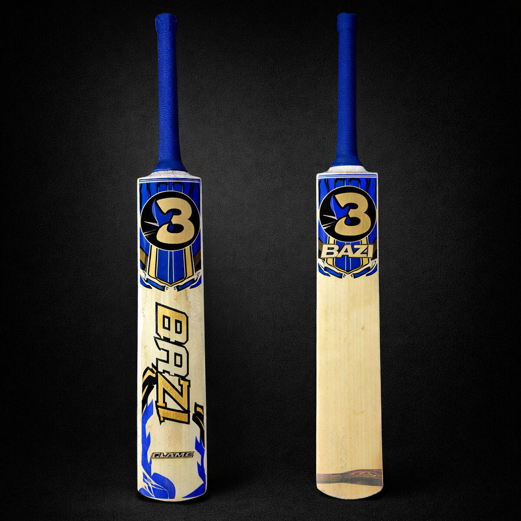 Original Rawlakot Willow Tape Ball Cricket Bat – BAZI Flick Edition – Lightweight Power Hitter