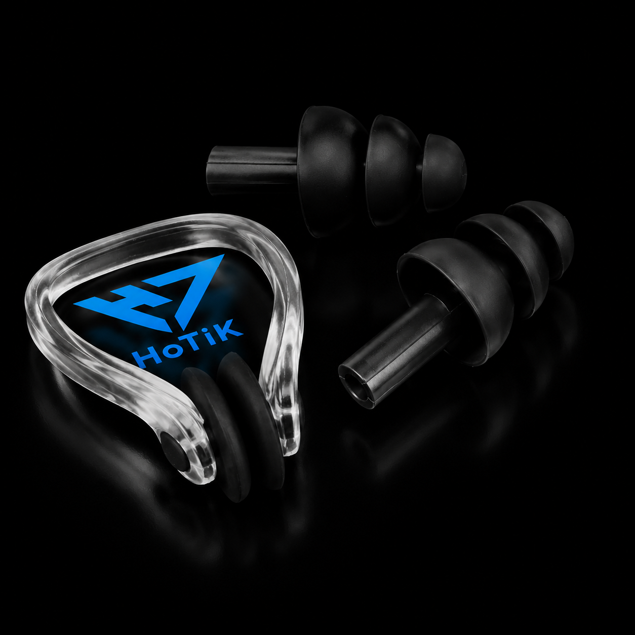 Ear Plugs & Nose Clip Set