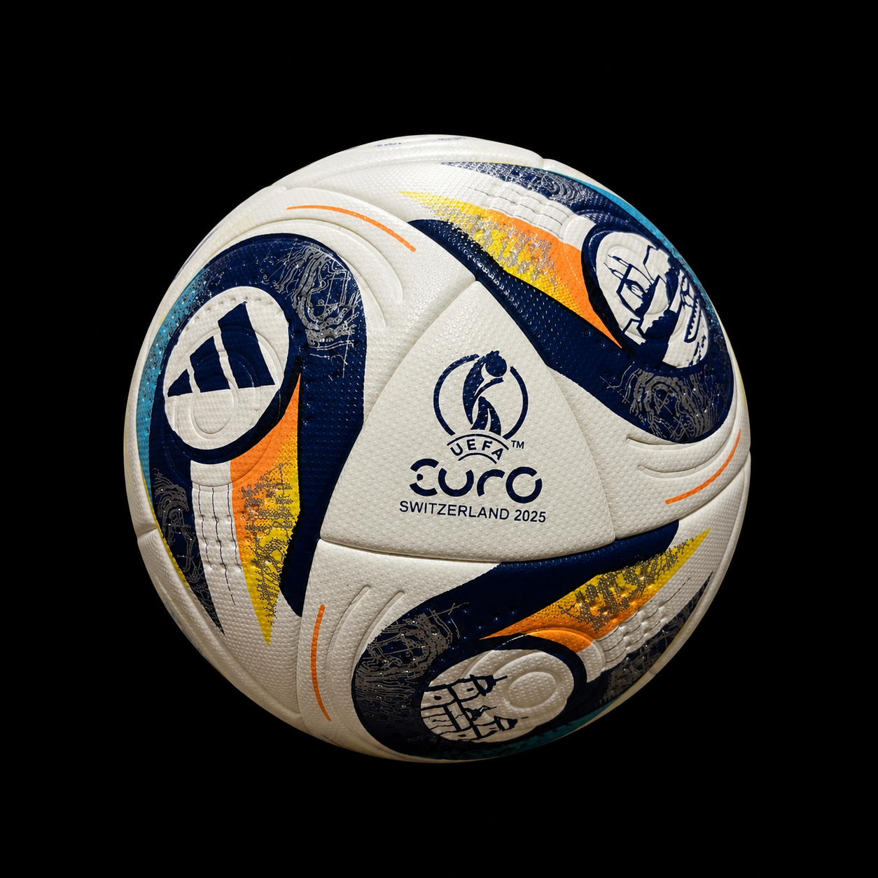 UEFA  EURO 2025 Official Match Ball – Thermally Bonded & Embossed Pro Football