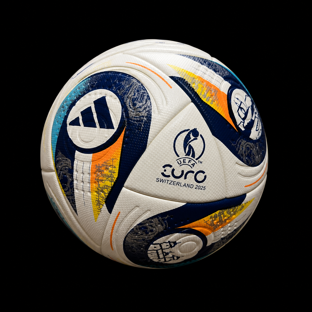 UEFA  EURO 2025 Official Match Ball – Thermally Bonded & Embossed Pro Football